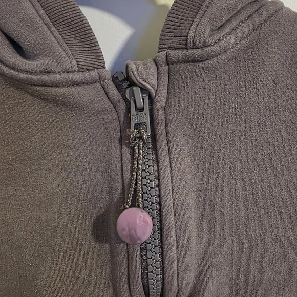 Athleta Kids Lavender Zip-Up Jacket - Picture 4 of 6